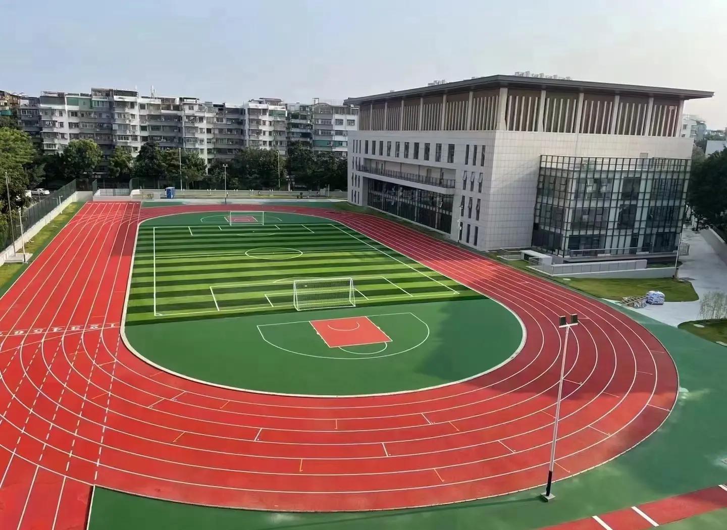 中卫市橡胶跑道塑胶篮球场 - 一站式服务